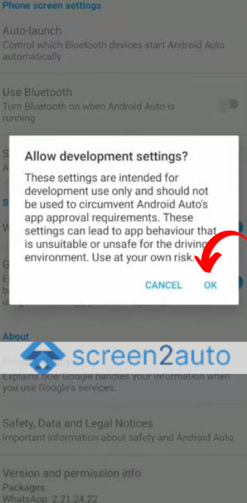 How to Add Screen2Auto via AAEase into Android Auto