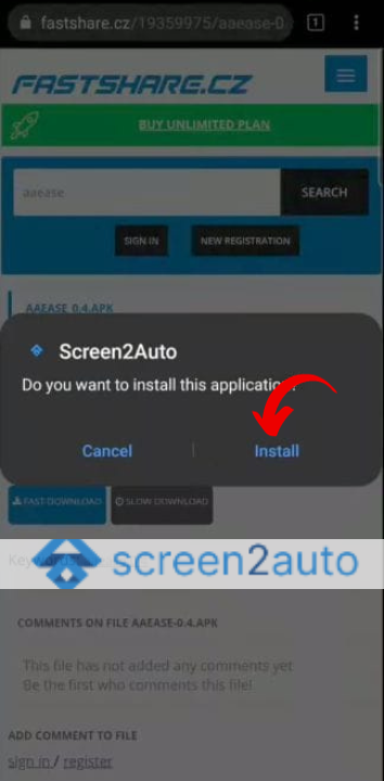 How to Add Screen2Auto via AAEase into Android Auto