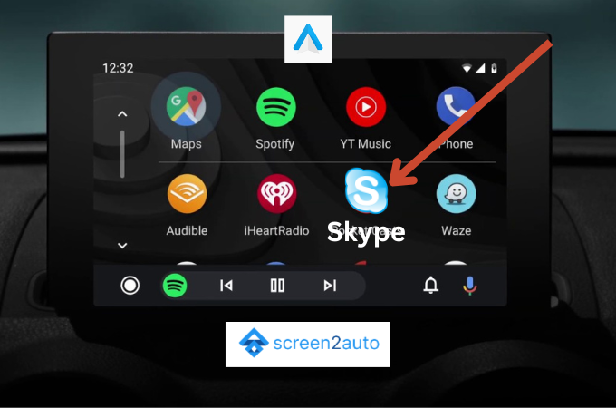How to add Skype to Android Auto