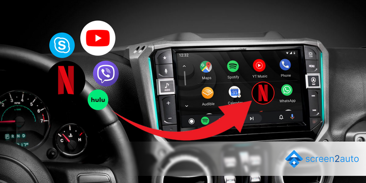 add any app to android auto